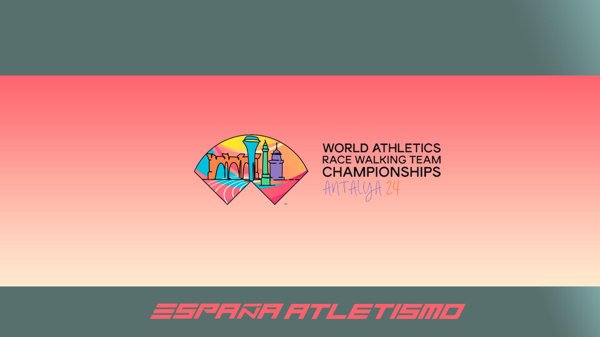 cartela España Atletismo Marcha Antalya